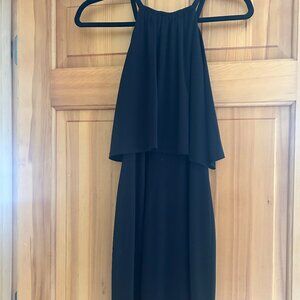 Guess Black Halter Short Dress